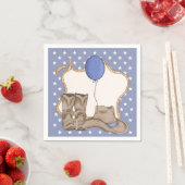 Rodeo Thleed Birthday Party Napkin voor kleine jon Servet (Insitu)
