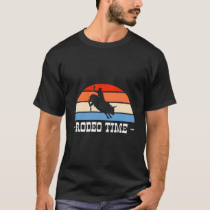 Rodeo Time Bull Rider Cowboy T-shirt