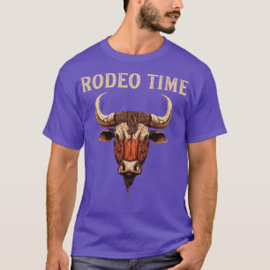 Rodeo Time Bull Riding Cowboy Bull T-shirt
