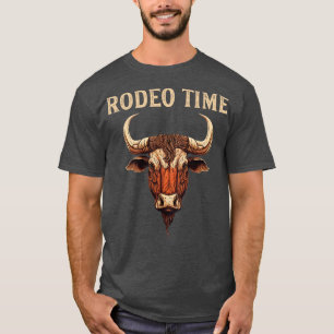 Rodeo Time Bull Riding Cowboy Bull T-shirt