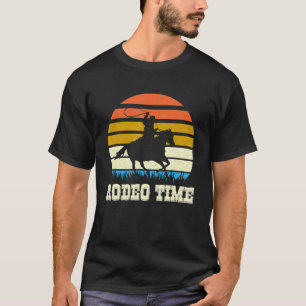 Rodeo Time Rodeo Time Cowboy Horse Retro S T-shirt