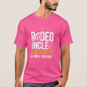 Rodeo Uncle Coolest titel Uncle van een Rodeo rijd T-shirt