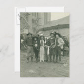 Rodeo van Chicago, 1929. Briefkaart (Voorkant / Achterkant)