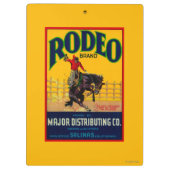 Rodeo Vegetable LabelSalinas, CA Klembord (Achterkant)
