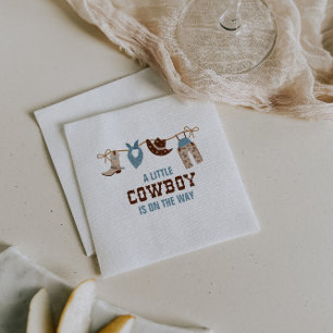 Rodeo Western Cowboy Baby Shower servetten