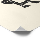 Rodeo Westerne Typografie Wall Art Ranch Cabin Hom Poster (Hoek)