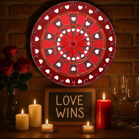 Rodeobst van het Hart Dartbord