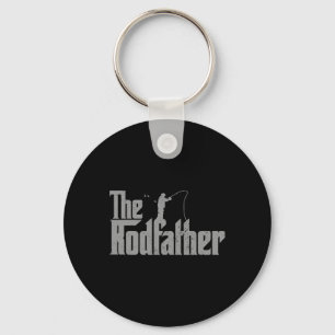 Rodfather Funny Gevist Lover Rod Fish Dad Fisherm Sleutelhanger