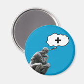 Rodin's Dinkerbeeld - Positief denken Magneet (Voorkant / Achterkant)