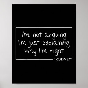 Rodney Citaat Grappige Verjaardag Gepersonaliseerd Poster