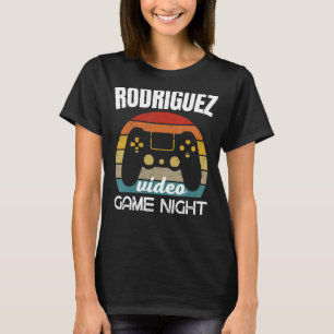 Rodriguez Familie Video Game Night T-shirt