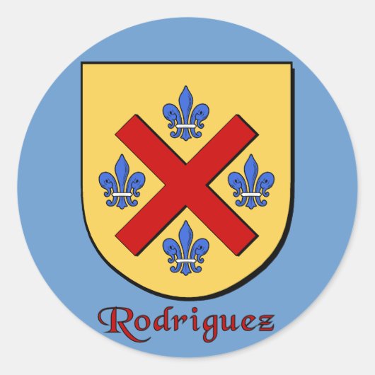 Rodriguez Family Shield Stickers (Voorkant)