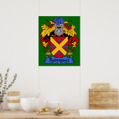 Rodriguez Wapenkarton Heraldic Print (Keuken)