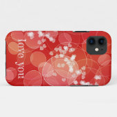 Rodverlooptextuur met ronde stijl Case-Mate iPhone case (Achterkant (horizontaal))