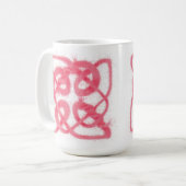 ROE CELTIC KNOT Tall White Mug (Devant gauche)