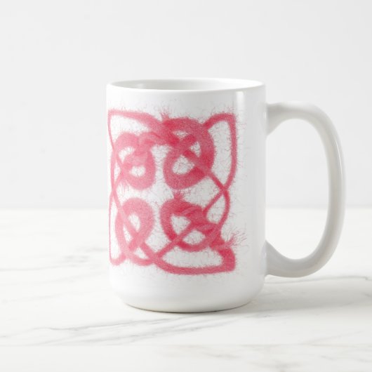 ROE CELTIC KNOT Tall White Mug (Droite)