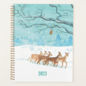 Roe Deer 2023 in winterplanner Planner (Voorkant)