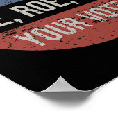 Roe Pro Choice Roe Roe jouw stem Feministisch Poster (Hoek)