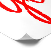 Roe Roe Roe je Vote Midterm Election Poster (Hoek)