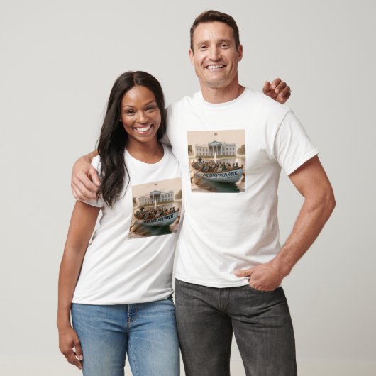 Roe Roe Roe Roe Uw Stemming T-shirt (Unisex)