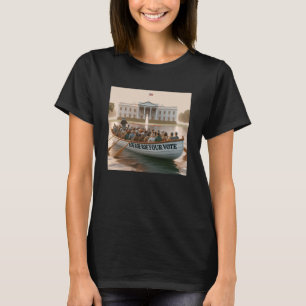 Roe Roe Roe Roe Uw Stemming T-shirt