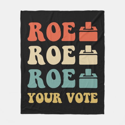 ROE ROE ROE UW STEMMING 886 FLEECE DEKEN (Voorkant)