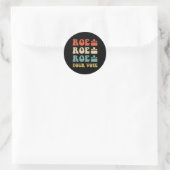 ROE ROE ROE UW STEMMING 886 RONDE STICKER (Tas)