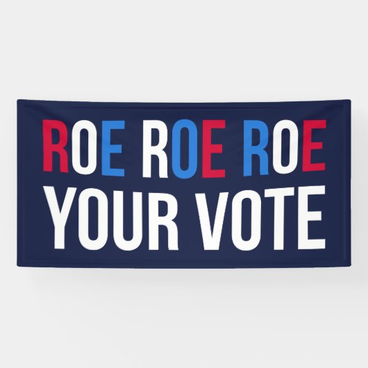 Roe Uw Stem II Spandoek (Horizontaal)