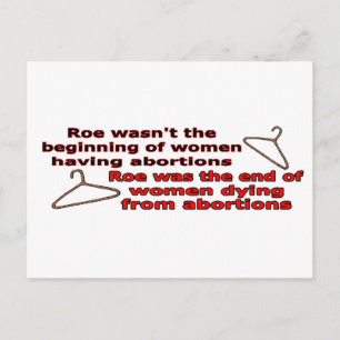 Roe V Wade Briefkaart