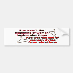 Roe V Wade Bumpersticker
