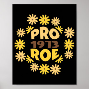 Roe v Wade Rights ProChoice Feminist Pro Poster