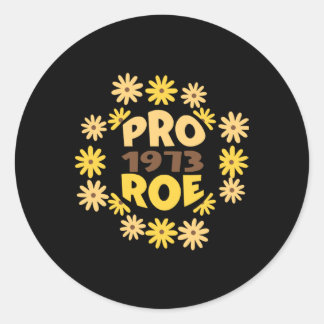 Roe v Wade Rights ProChoice Feminist Pro Ronde Sticker