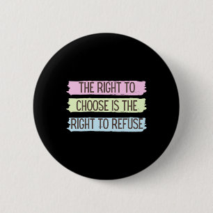 Roe Vs Wade Pro Choice Abortion Rights Vrouwen vri Ronde Button 5,7 Cm