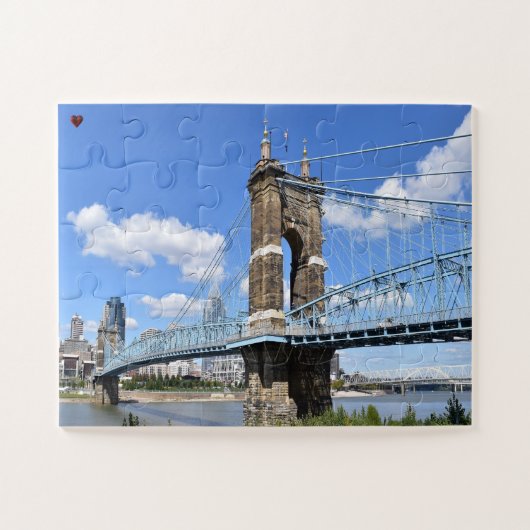 Roebling Bridge Ohio Legpuzzel (Horizontaal)