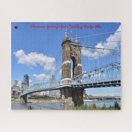 Roebling Bridge Ohio Legpuzzel (Horizontaal)