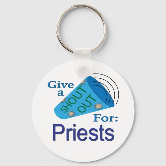 Roeep om priesters sleutelhanger (Voorkant)
