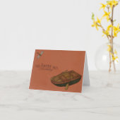 Roeiboot en Dragonfly Verjaardag Kaart (Gele Bloem)