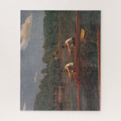 Roeiboot Race op de rivier (door Thomas Eakins) Legpuzzel (Verticaal)