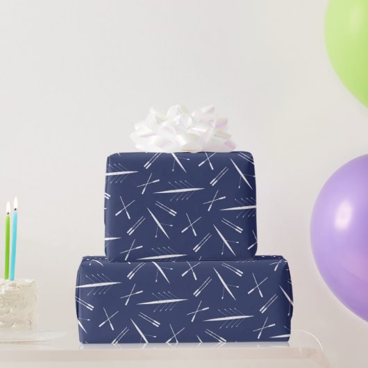 Roeiboten en riemen, Cool Rower Cadeaupapier (Feestgeschenken)