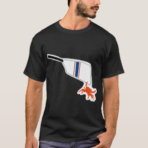 Roeien - haalde een krab binnen t-shirt