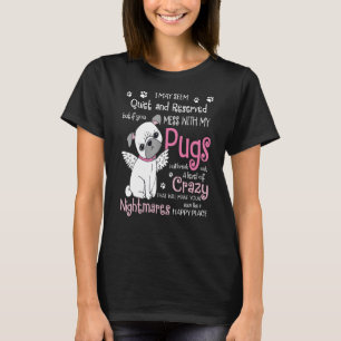 Roeien met mijn Pugs Pug Dog T-shirt
