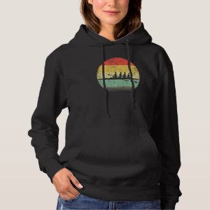 Roeien Retro Roeiploeg Boot Roeiers Peddel Roeier Hoodie