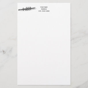 Roeien Roeiers Ploeg Team Watersport Briefpapier