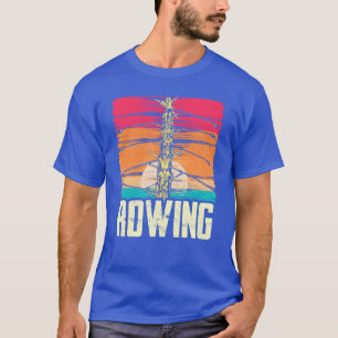 Roeien Roeisport Roeier Bemanning retro vintage T-shirt