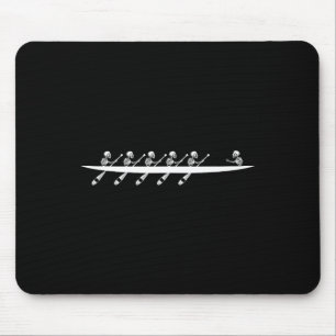 Roeien Skeleton Row Boats Paddle Coxswain Hallowee Muismat