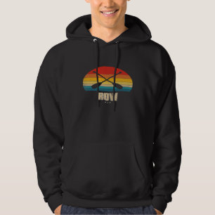 Roeien voor roeier Retro stijl Rij Premium Hoodie