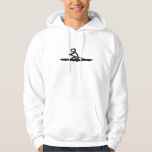 Roeiende Stickman Hoodie