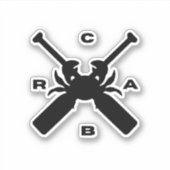 Roeikrab Sticker (Voorkant)