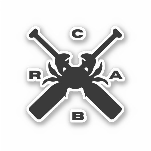 Roeikrab Sticker (Voorkant)