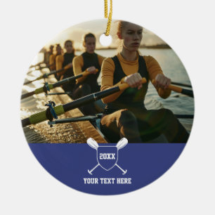Roeiploegcadeaus Roeiers Teamsport Boot Water Riem Keramisch Ornament
